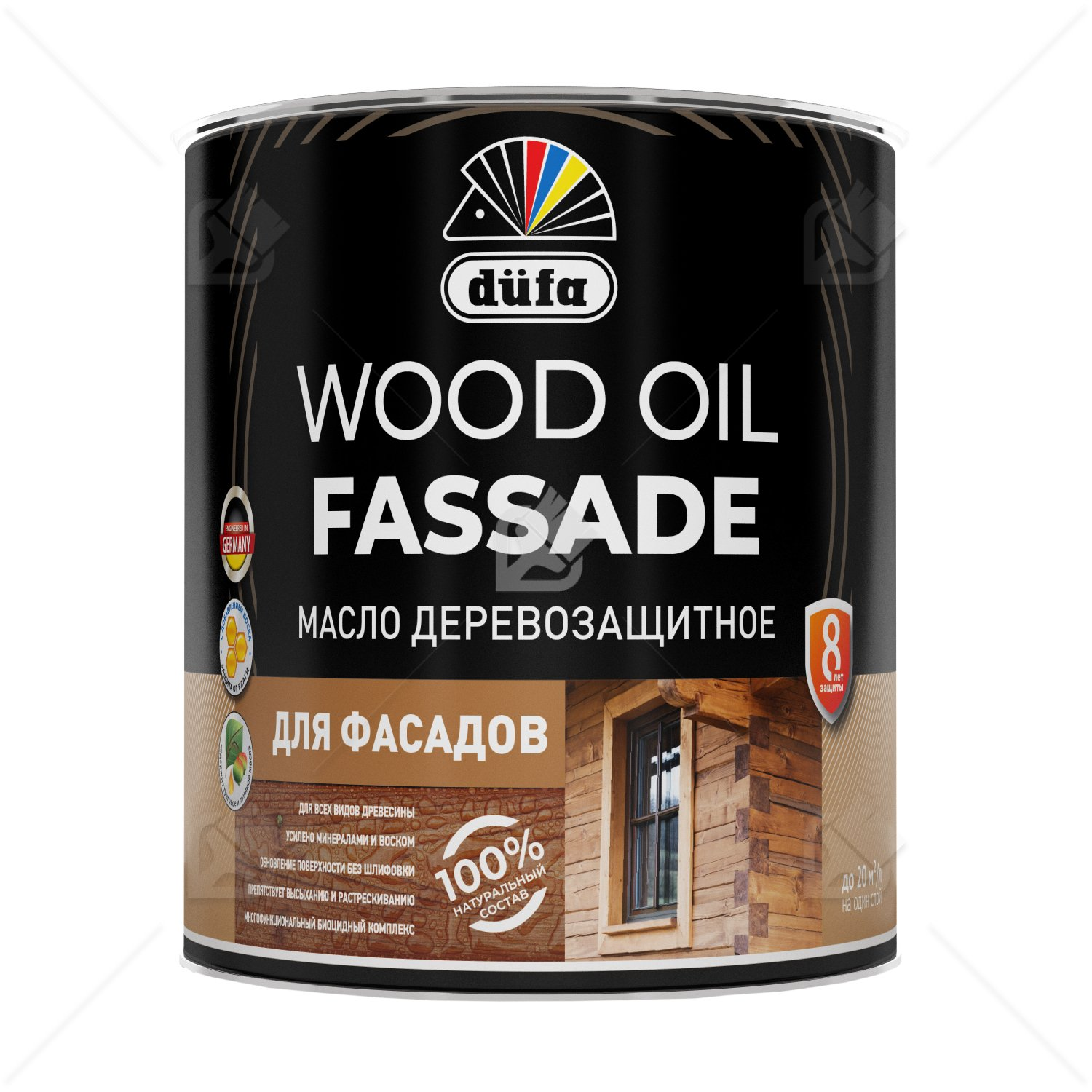 Масло деревозащитное для фасадов Dufa Wood Oil Fassade лиственница 0,9 л.