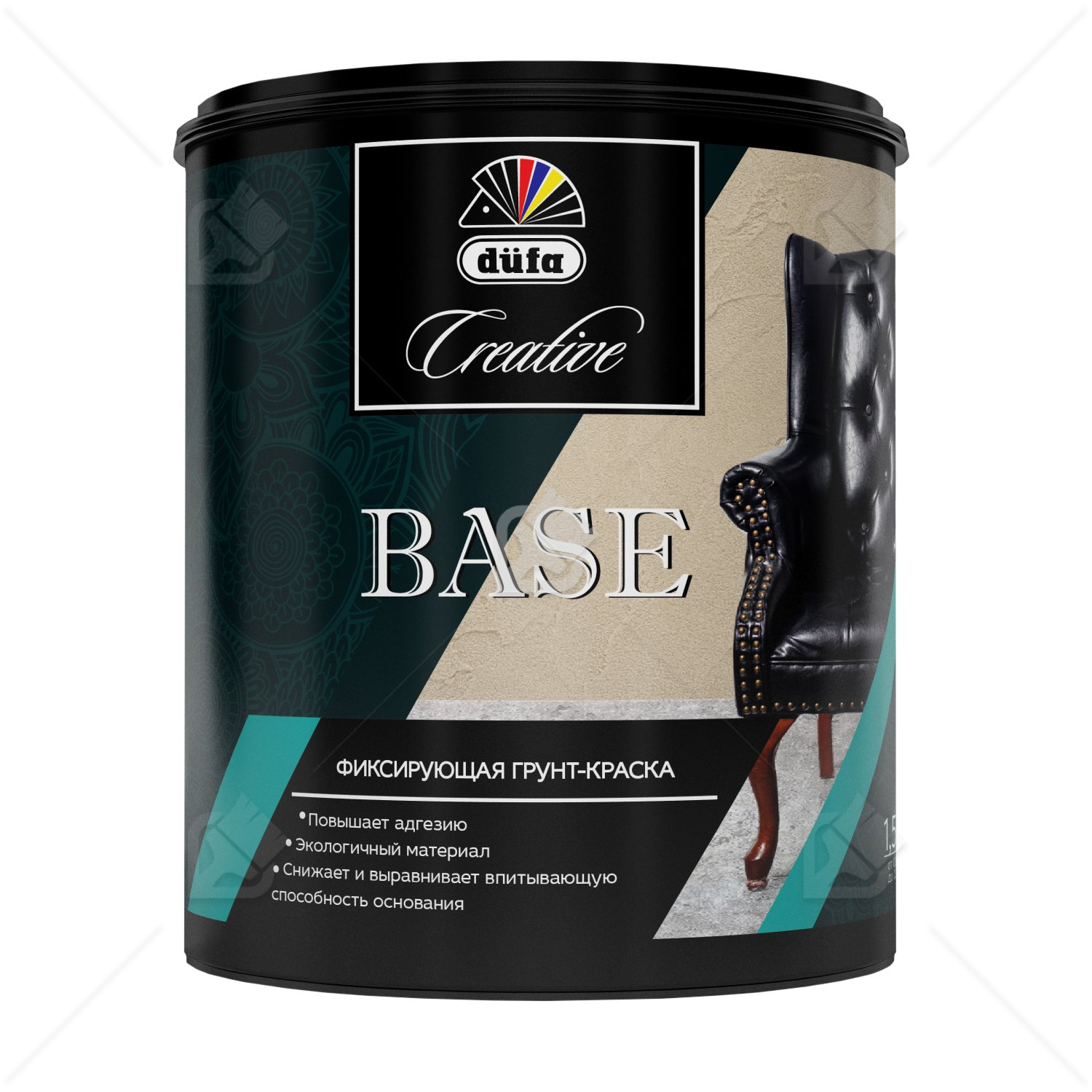Краска грунтовочная акриловая Dufa Creative Base матовая 1,5 кг.