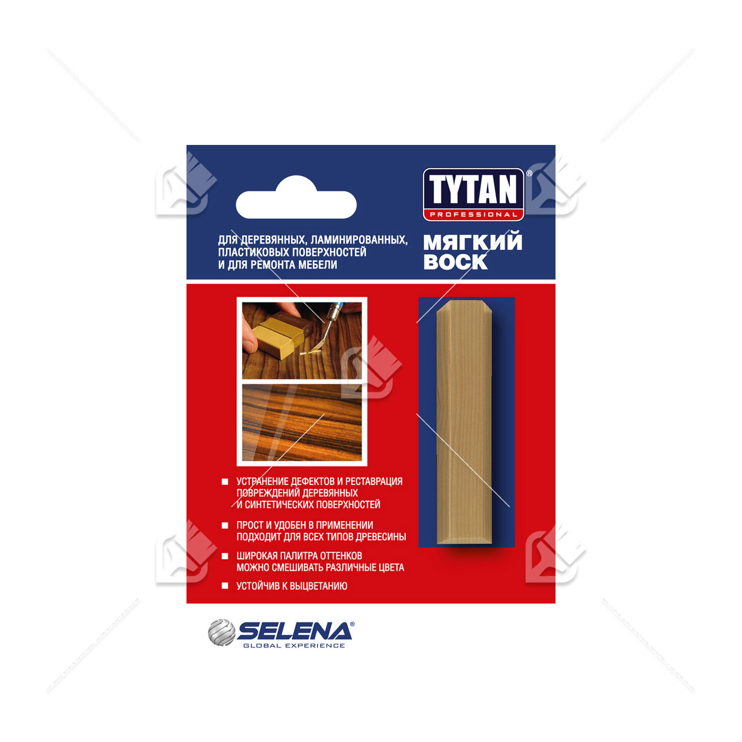 Воск мягкий Tytan Professional цвет 02 натуральный дуб 7,5 г