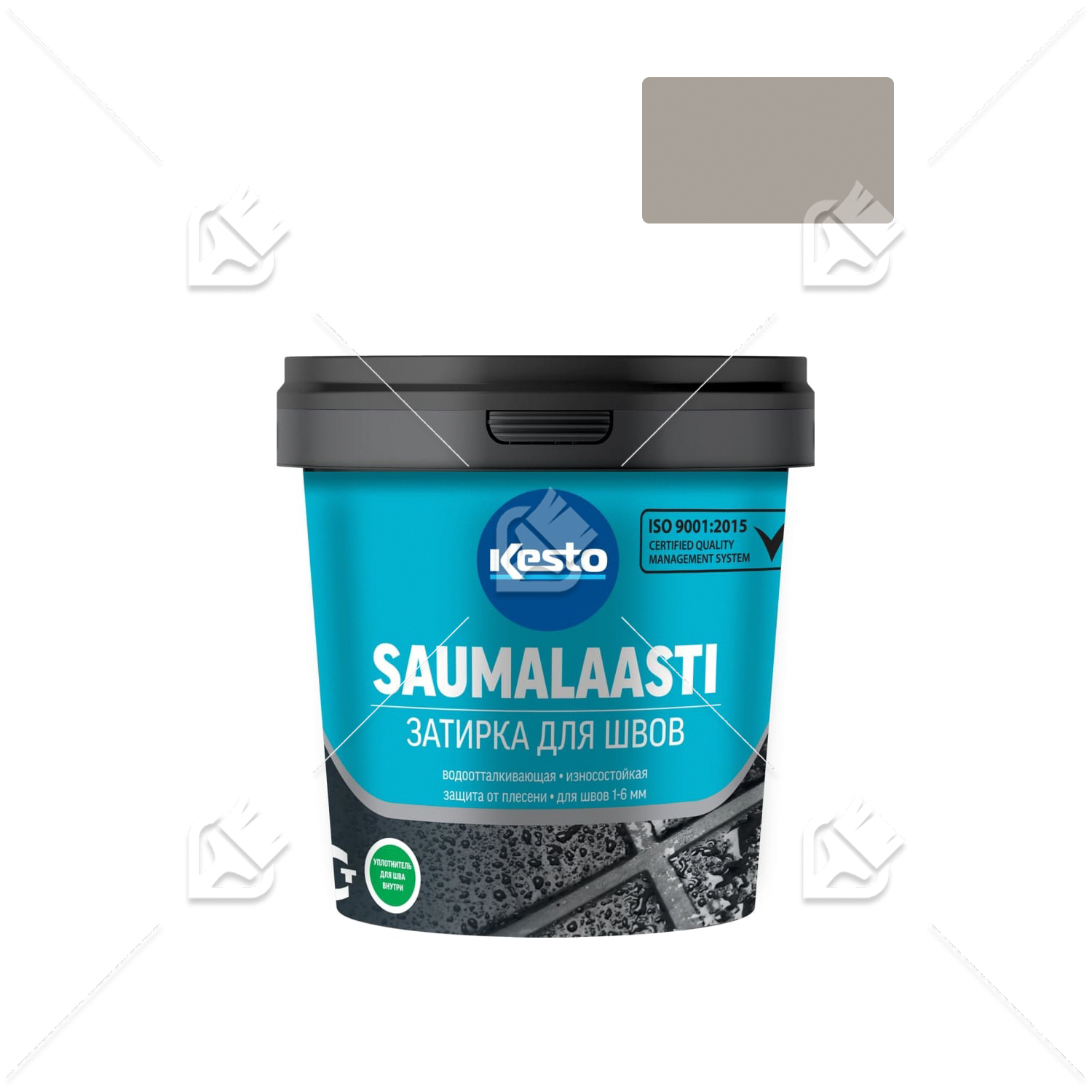 Затирка для швов Kesto Saumalaasti 41 средне-серая 1 кг