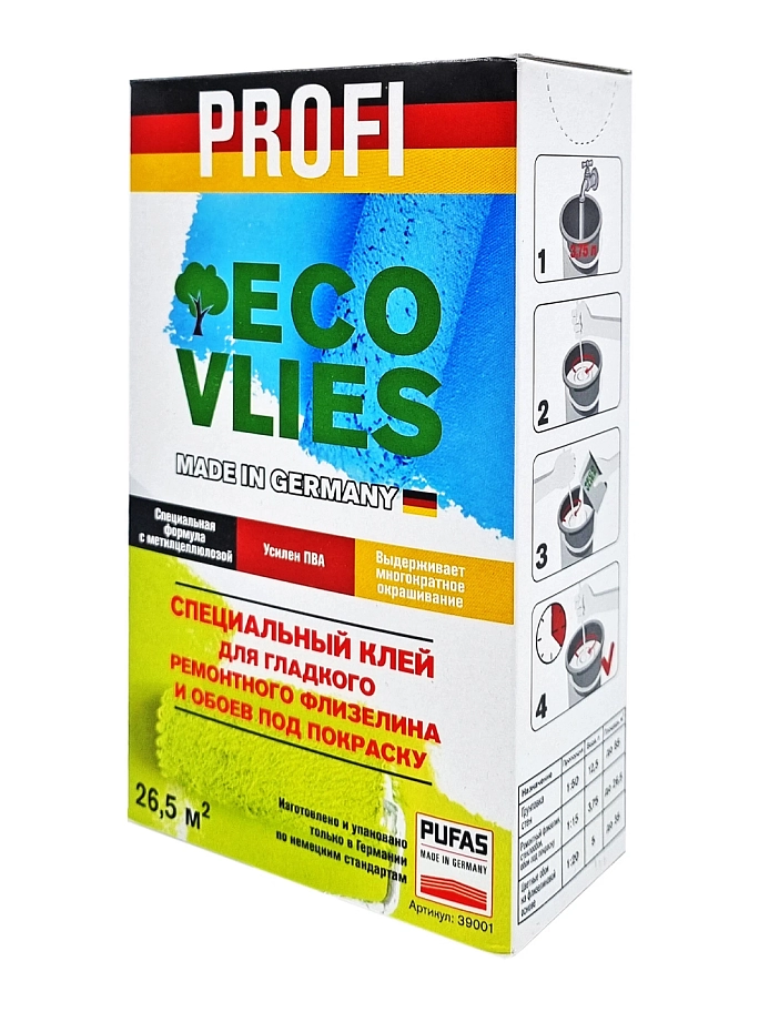 ECOVLIES Клей для флизелина и обоев