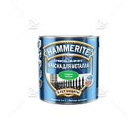 Краска для металлических поверхностей алкидная Hammerite гладкая зеленая 0,75 л