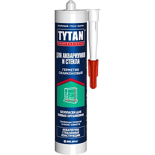 Герметик Силиконовый для Аквариумов и Стекла Tytan Professional бесцветный 280 мл