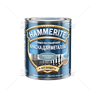 Краска для металлических поверхностей алкидная Hammerite молотковая голубая 0,75 л