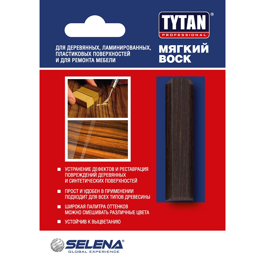 Воск мягкий Tytan Professional цвет 146 венге 7,5 г