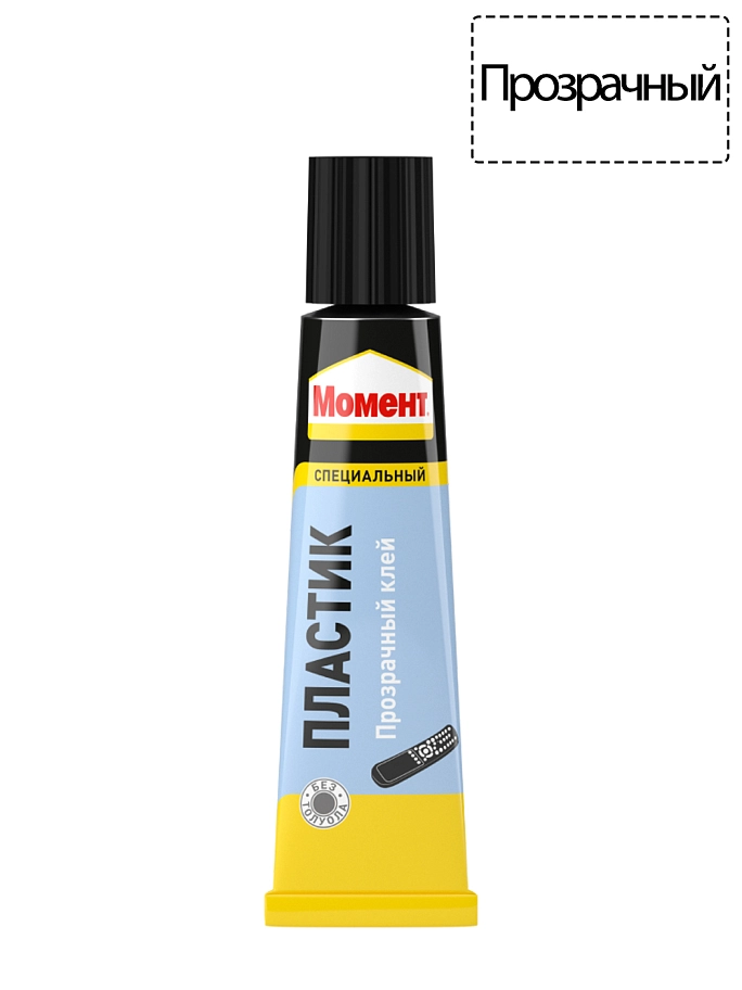 Клей для пластика полиуретановый Момент Пластик 30 мл. в шоу-боксе