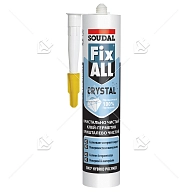 Клей-герметик универсальный Soudal Fix All Crystal прозрачный 290 мл.