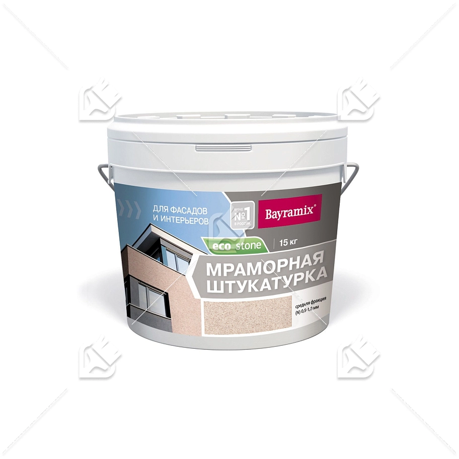 Мраморная штукатурка EcoStone 772-N, 15 кг