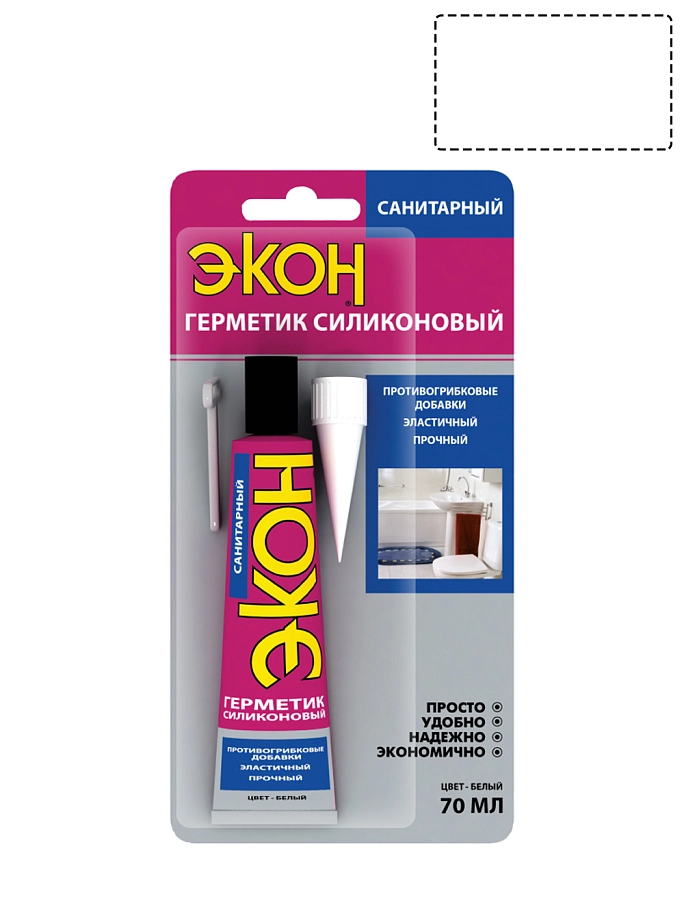 Экон Герметик силиконовый санитарный