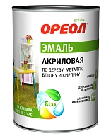 Эмаль универсальная акриловая Ореол глянцевая синяя 1,9 кг.