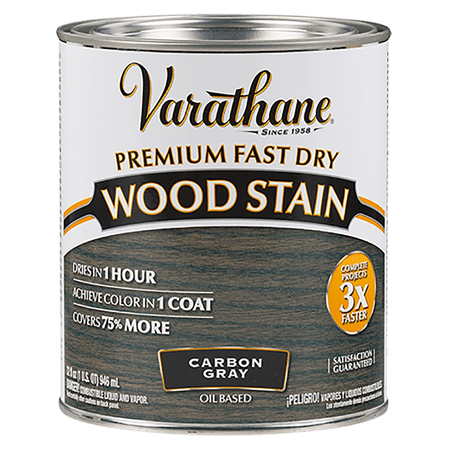 Масло тонирующее быстросохнущее Varathane Fast Dry Wood Stain угольный серый 0,946 л.