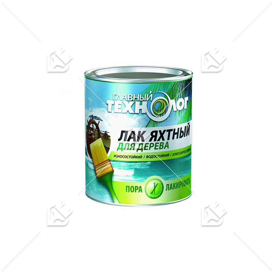 Лак яхтный алкидно-уретановый Главный Технолог глянцевый 3 л.