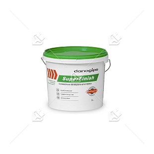 Шпатлевка для внутренних работ полимерная Danogips SuperFinish 3 л.
