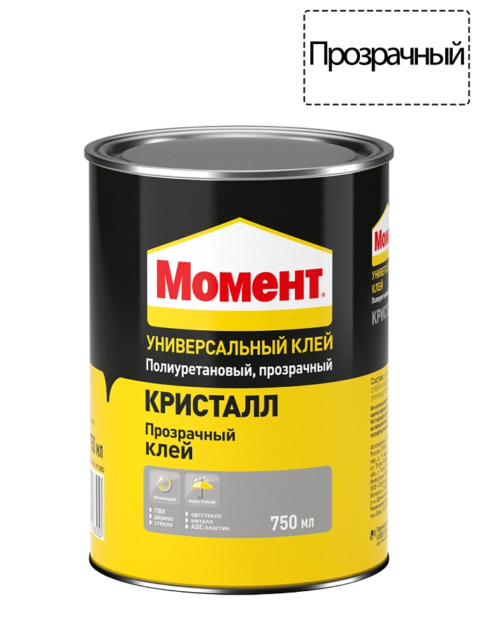 Момент Кристалл Клей универсальный контактный полиуретановый