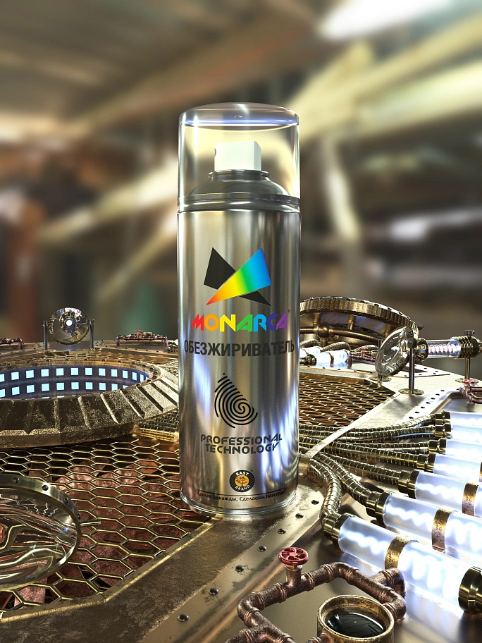 Обезжириватель аэрозольный Monarca 520 мл