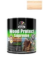 Пропитка декоративная для защиты древесины Dufa Wood Protect Supreme бесцветная 0,75 л