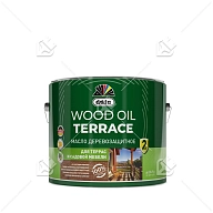 Масло деревозащитное для террас и садовой мебели Dufa Wood Oil Terrace бесцветный 9 л