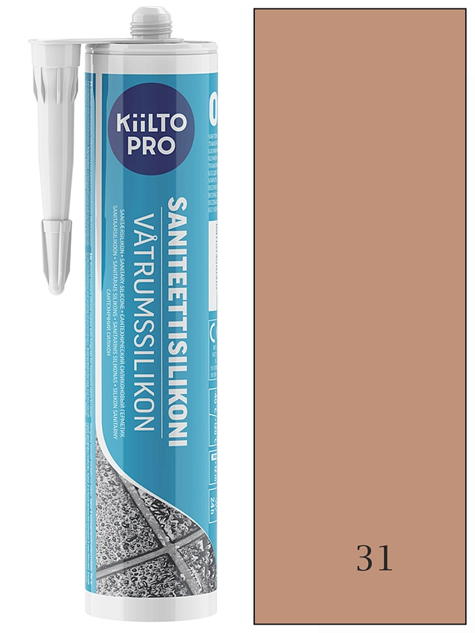 Kiilto Saniteettisilikoni / Киилто Санитееттисиликони Герметик силиконовый санитарный