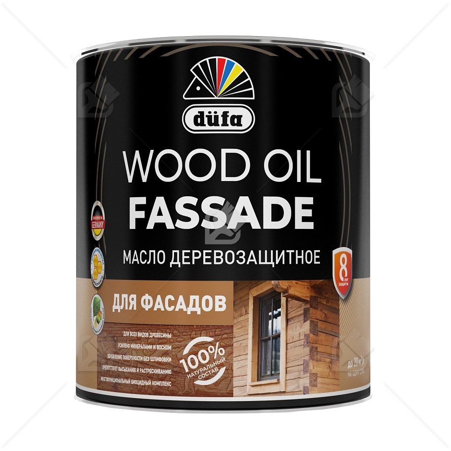 Масло деревозащитное для фасадов Dufa Wood Oil Fassade лиственница 0,9 л.