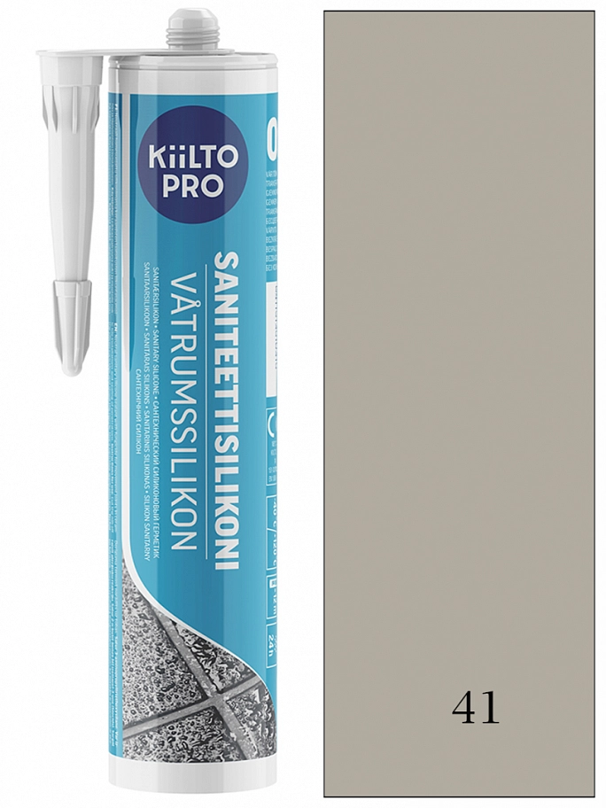Kiilto Saniteettisilikoni / Киилто Санитееттисиликони Герметик силиконовый санитарный