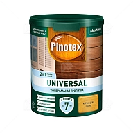 Pinotex Universal 2 в 1 универсальная пропитка для древесины Карельская сосна 0,9л