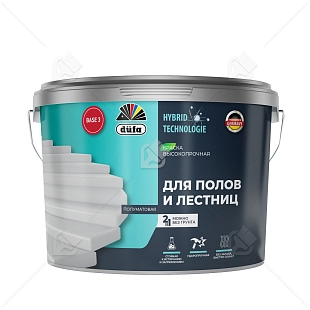 Эмаль для полов и лестниц Dufa акриловая полуматовая база 3 8,1 л