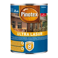 Пропитка декоративная для защиты древесины Pinotex Ultra AWB полуглянцевая тик 1 л