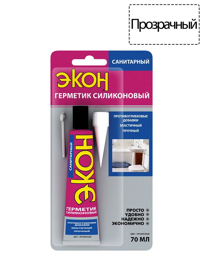 Экон Герметик силиконовый санитарный