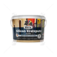 Штукатурка декоративная Dufa Silicon Kratzputz шуба 2 мм 25 кг