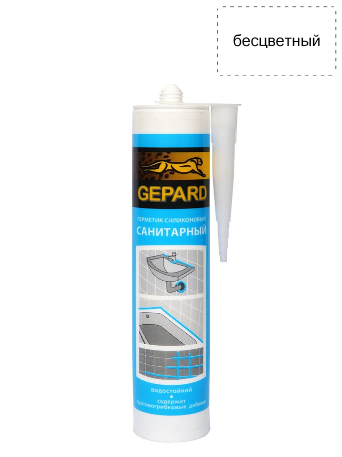 Gepard CSS 664s / Гепард ЦСС 664с Герметик силиконовый санитарный