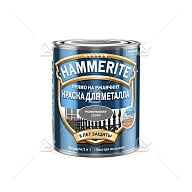Краска для металлических поверхностей алкидная Hammerite молотковая серый 2,5 л.