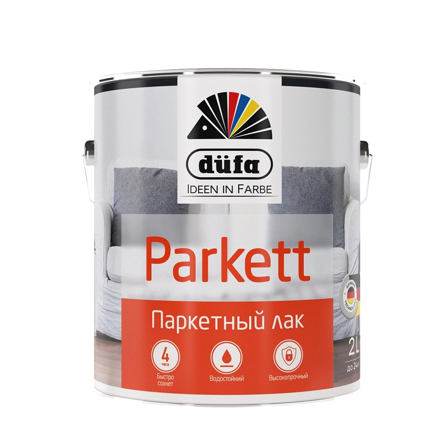 Dufa Parkett / Дюфа Паркетт Лак паркетный алкидно-уретановый полуматовый