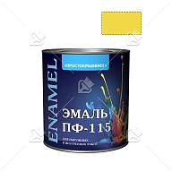 Эмаль ПФ-115 универсальная алкидная Простокрашено желтая 1,9 кг.