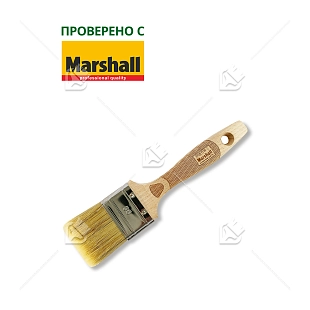 Кисть плоская Handmaler PRO RED светлая смешанная щетина буковая ручка 50 мм.