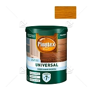 Pinotex Universal 2 в 1 универсальная пропитка для древесины Орегон 0,9 л