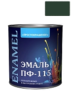 Простокрашено Эмаль ПФ-115 универсальная алкидная