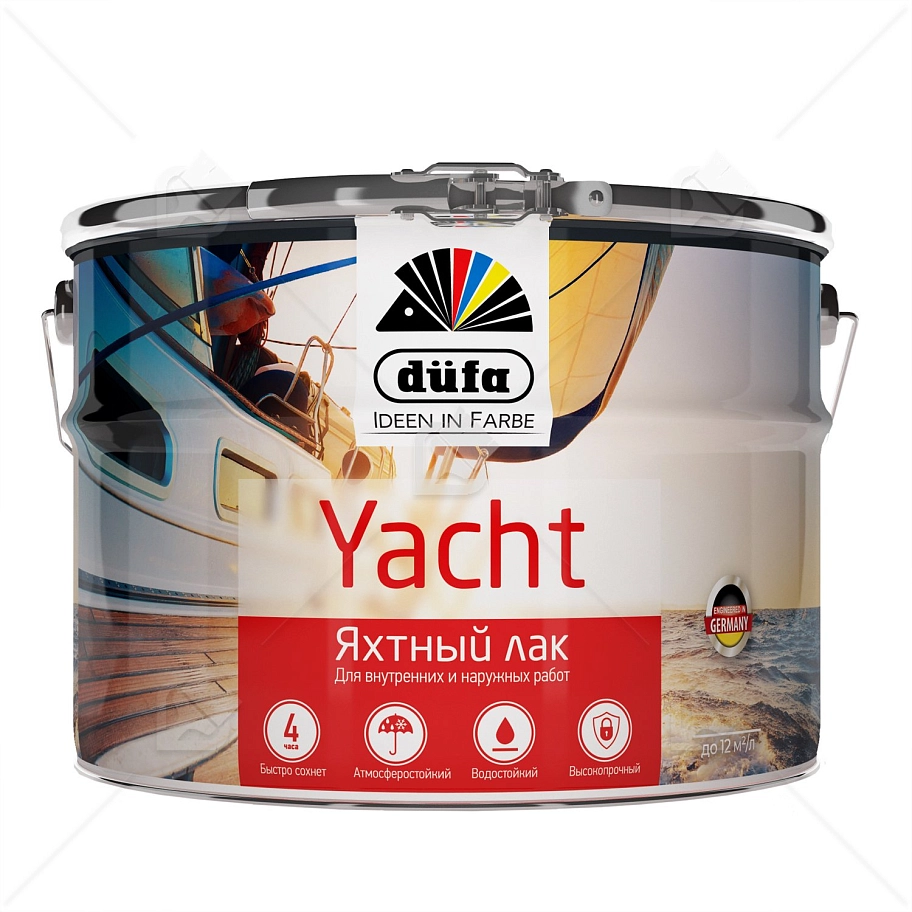 Dufa Лак YACHT яхтный глянцевый 10л