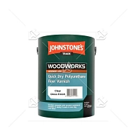 Паркетный лак Johnstone`s  Quik Dry Polyurethane Floor Varnish глянцевый 5 л.