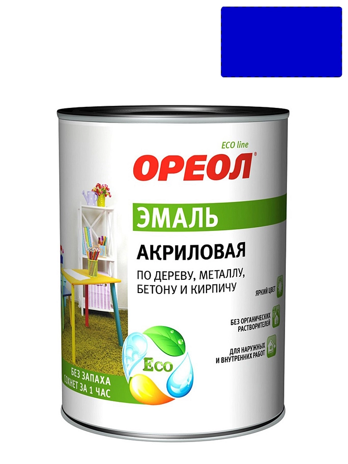 Ореол Эмаль универсальная акриловая глянцевая