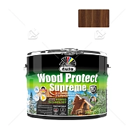 Пропитка декоративная для защиты древесины Dufa Wood Protect Supreme орех 9 л