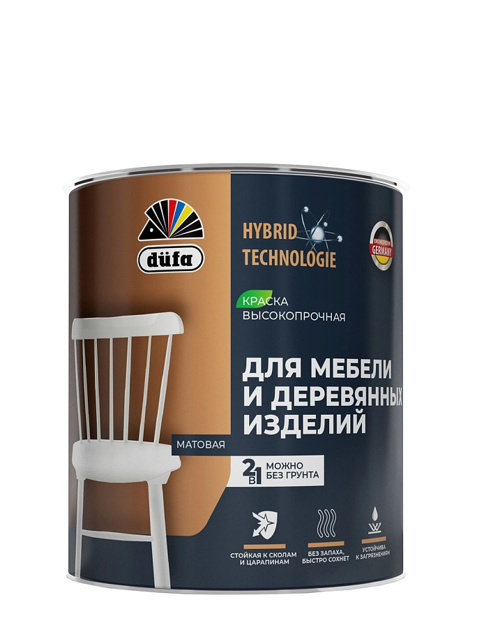 Dufa / Дюфа Эмаль для мебели и деревянных изделий акриловая матовая