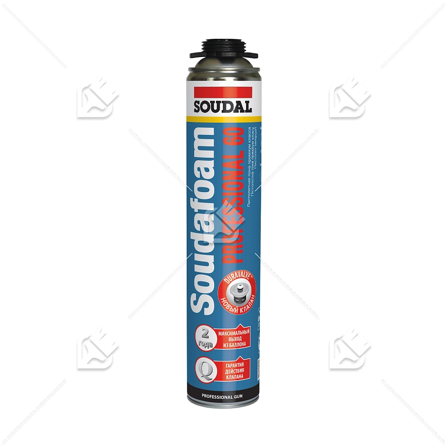 Пена профессиональная Soudal Soudafoam Professional 750 мл. выход 60 л.