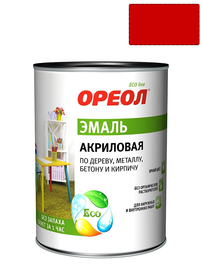 Ореол Эмаль универсальная акриловая глянцевая