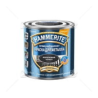 Краска для металлических поверхностей алкидная Hammerite молотковая черный 0,75 л.