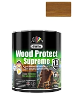 Пропитка декоративная для защиты древесины Dufa Wood Protect Supreme тиковое дерево 2,5 л