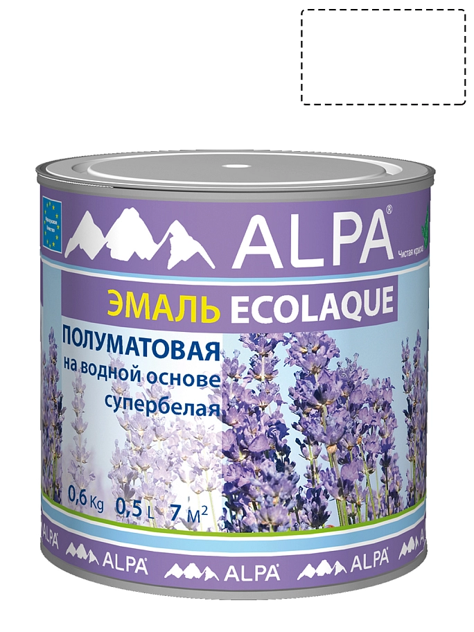 Alpa Ecolaque / Альпа Эколак Эмаль универсальная полуматовая