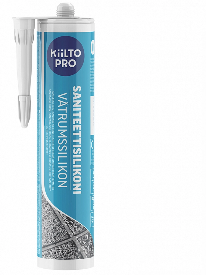 Kiilto Saniteettisilikoni / Киилто Санитееттисиликони Герметик силиконовый санитарный