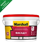 Marshall/ Маршал Фасад+ Краска фасадная акриловая водно-дисперсионная глубокоматовая