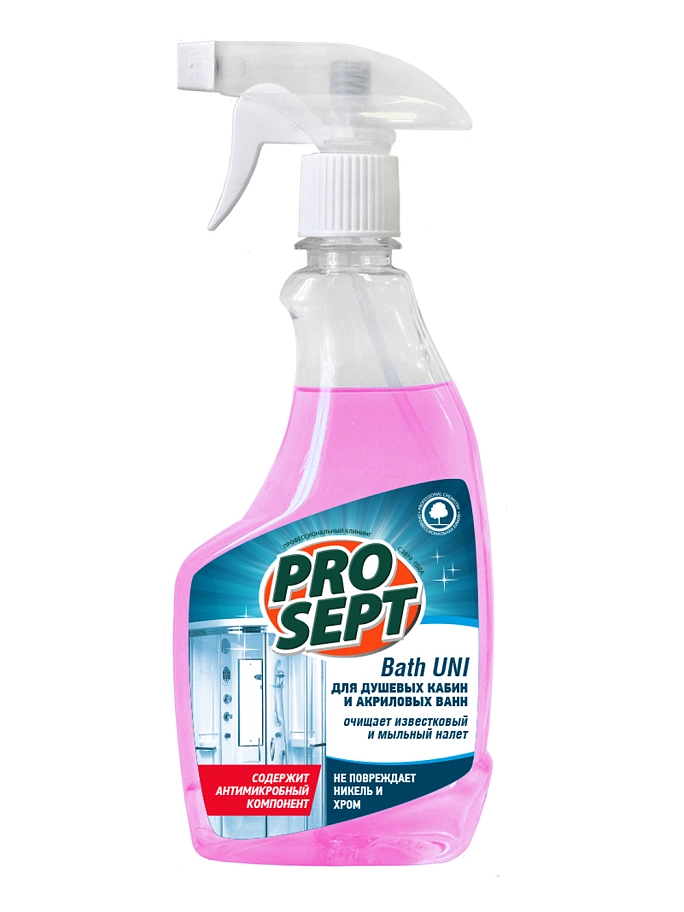 Универсальный средство для чистки сантехники Prosept Bath Uni спрей 0,5 л. 
