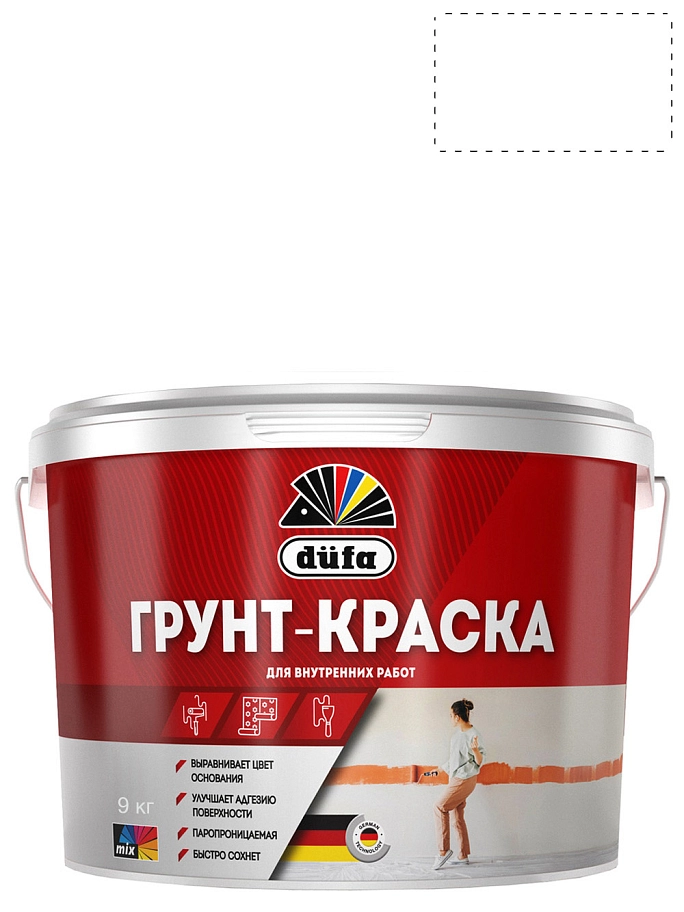 Dufa Грунт-краска / Дюфа Грунт-краска Краска грунтовочная водно-дисперсионная белая